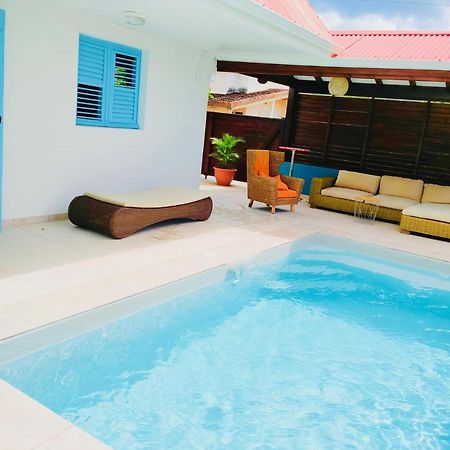 Location Maison Bleue Avec Piscine Privative Au Carbet Martinique Ле-Карбе Экстерьер фото