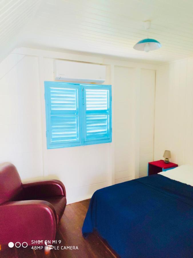 Location Maison Bleue Avec Piscine Privative Au Carbet Martinique Ле-Карбе Экстерьер фото